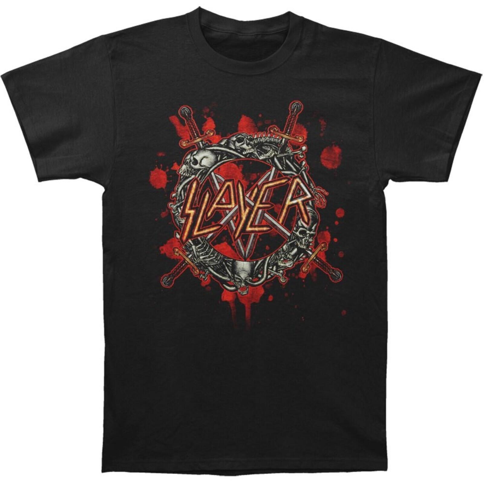 SLAYER cd lgo BONE SHIELD Official SHIRT MED New OOP awaits reign south mercy XXL