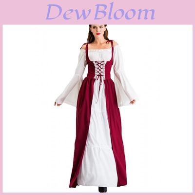 Elegantes Kostüm für Damen, inspiriert von griechischen Göttinnen, Vintage Königliches Bühnenperformance-Outfit