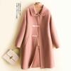 Casaco de inverno feminino MODERNO NOVA SAGA 100% lã Outono lã solto casaco moda mistura de lã jaqueta longa oversized