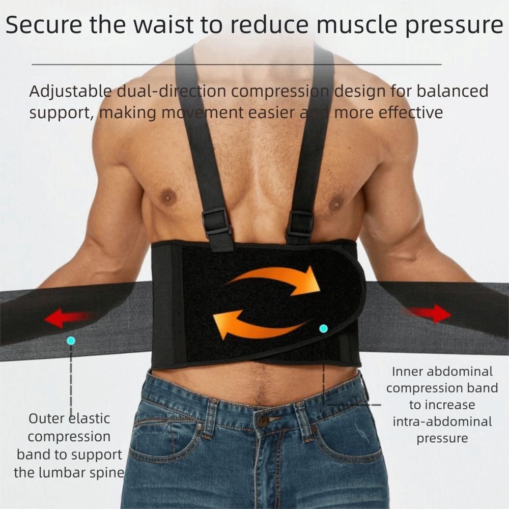 With Suspenders Spine Support Belt Back Brace Lumbar Corset  Sports Activities