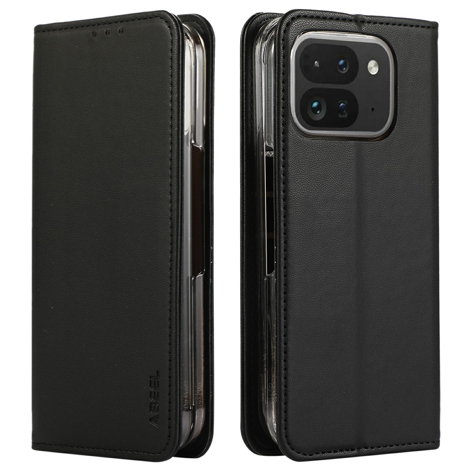 

ABEEL For Google Pixel 10 Pro Fold Phone Case RFID Blocking Leather Flip Cover