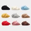High Quality Wool Beret Lady Literary Retro Solid Color Pumpkin Hat Autumn and Winter Internet Celebrity Hipster Painter Hat