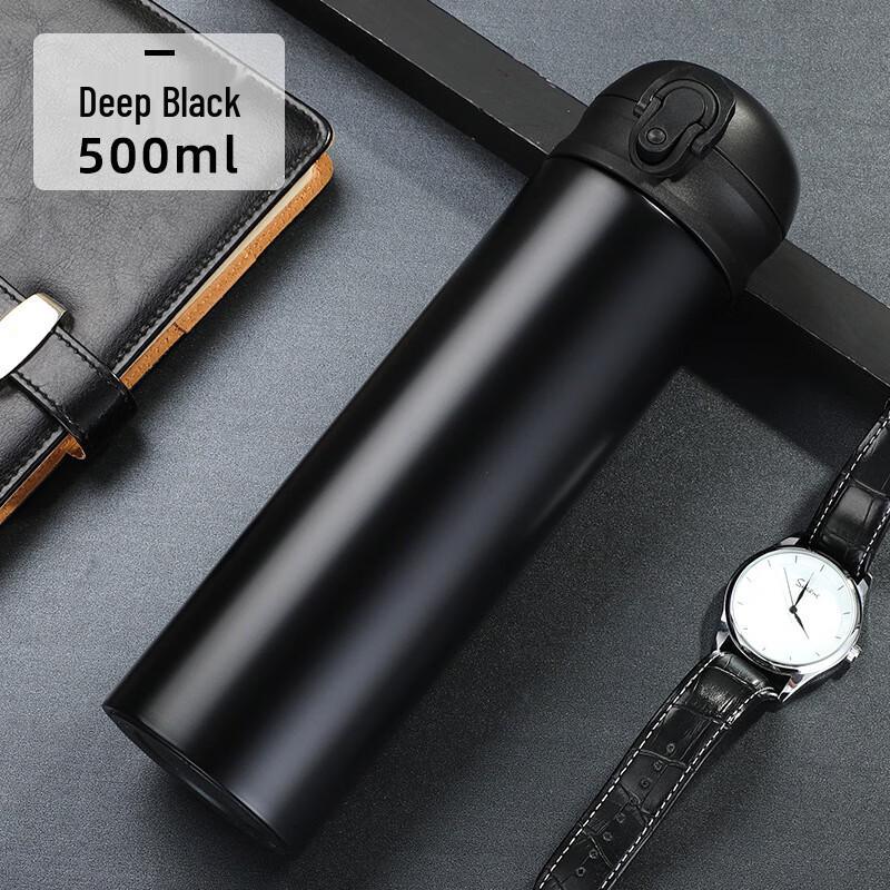 MRSIKEY 316 Stainless Steel Pop-up Straw Insulated Cup