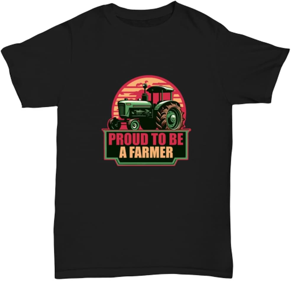 Vintage Tractor Proud Farmer Gift T-shirt