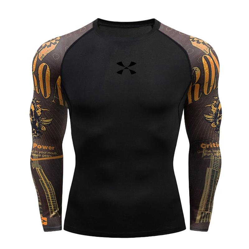 Cody Lundin Men's Compression Gym Wear Swim T Shirt Wholesale Men Gym Wear Slim Fit Rash Guard Compression T Shirt