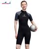 2MM Diving Suit Women's One-piece Shorts Thick Cold-proof Surfing Men's Swimming Snorkeling Warm Wet