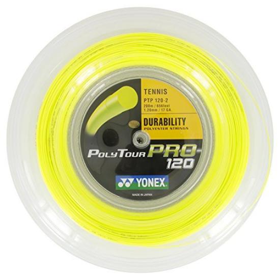 

Yonex Poly Tour Pro 200m Roll Tennis Polyester String PTP125-2/1.25mm/Yellow [Used]