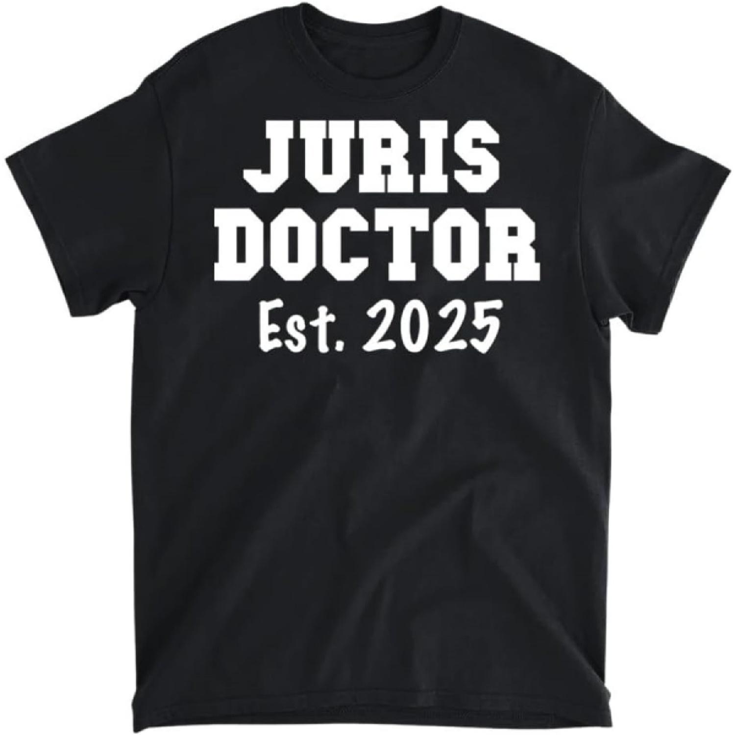 

Juris Doctor 2025 - Law School Graduation T-Shirt, Tank Top, Long Sleeve, Sweatshirt, Hoodie Men Women Kids Made in Canada Black XXXXXL чорний