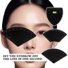 Reusable Makeup Drawing Guide Ruler Fast Drawing Eyebrow Beauty Tool for Beginner