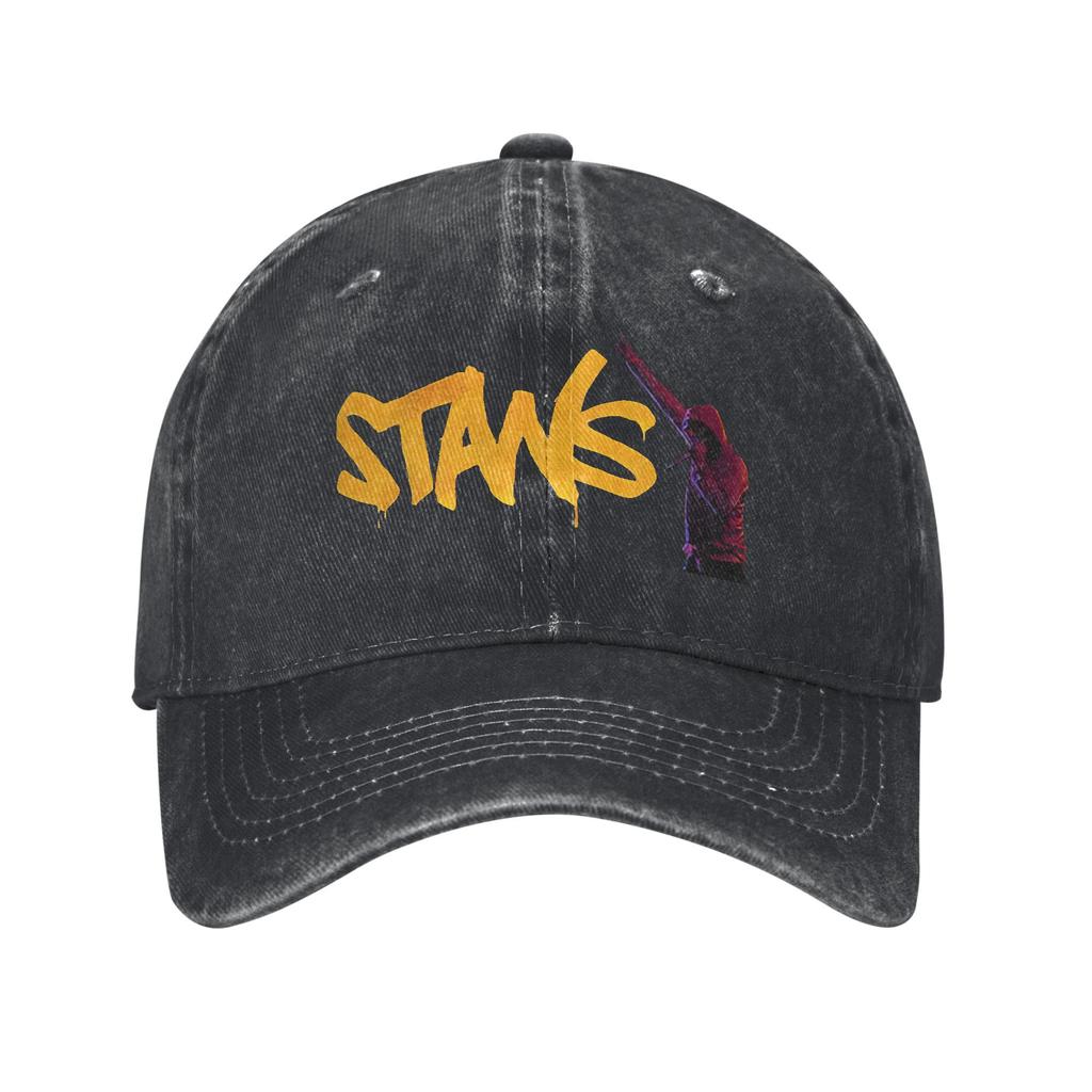 Men Women EMINEM STANS Print Hats Classic Distressed Washed Baseball Cap Adjustable