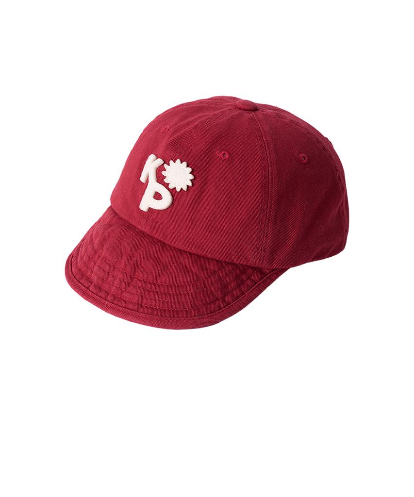 Kaepidijain Cappy Applique Logo Cap (Red)