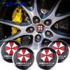 BAYD7 4PCS 56mm Umbrella Corporation Emblem Car Wheel Center Cover Sticker Auto Hub Caps Decal Accessories For Toyota Renault Volvo