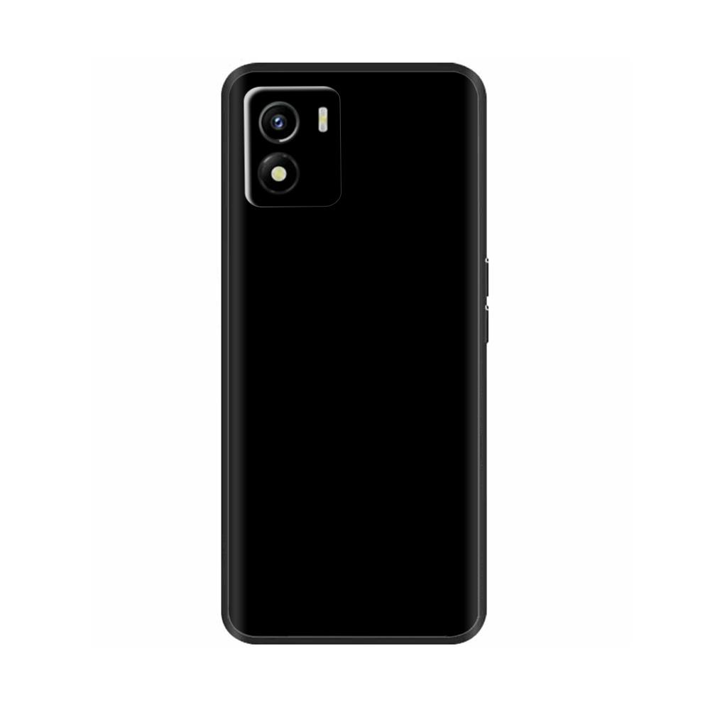 

For Vivo Y01 Case Y01 2022 Soft Silicone Back Cover TPU Phone Case For Vivo Y01 Y 01 VivoY01 Cute Black Bumper Coque Shell Funda Vivo Y01