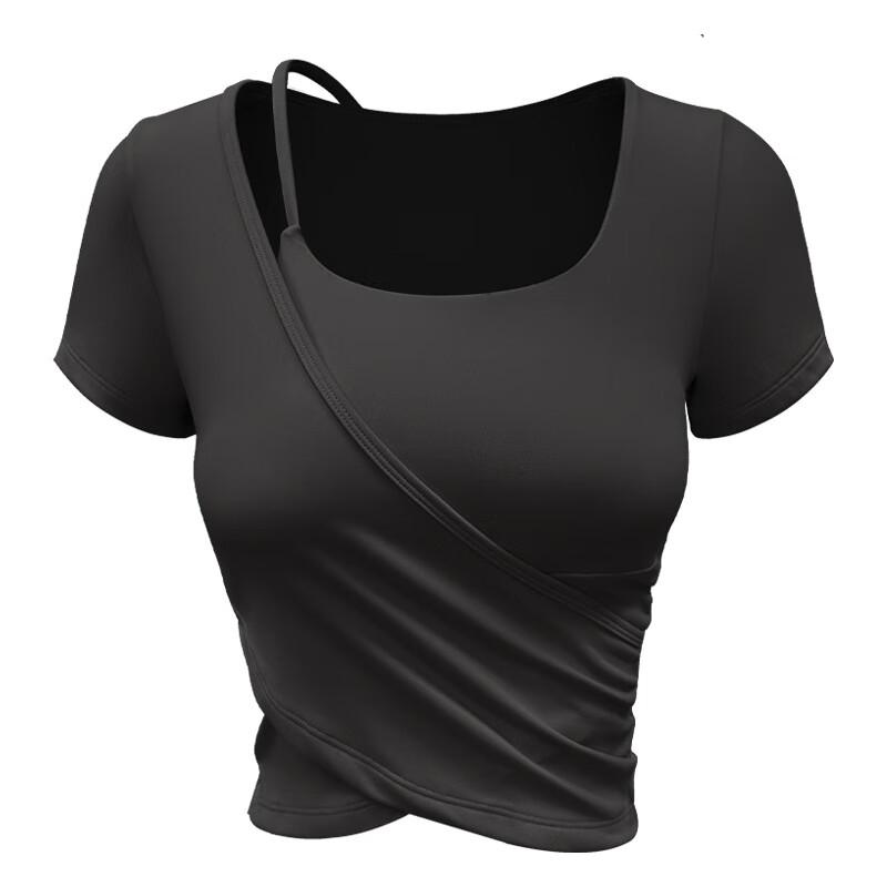 Women's Summer Cross Short Sleeve Yoga & Fitness Top