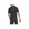 adidas Solid Color Brand Logo Printed Round Neck Short Sleeve T-Shirt Men Tops Green HJ7237