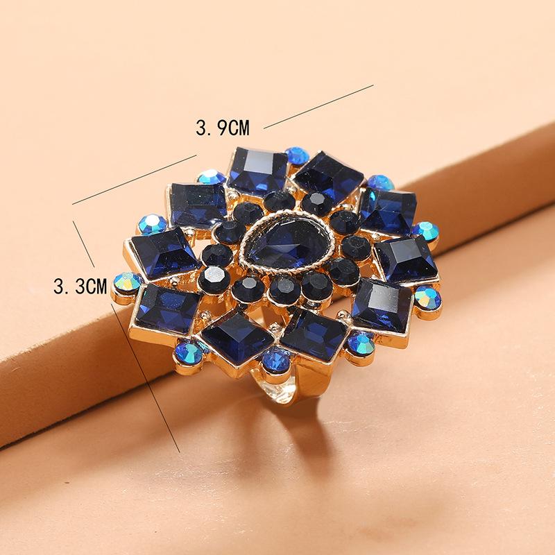 Trendy Retro Exaggerated Irregular Open Adjustable Ring - Minimalist Chic & Creative Design