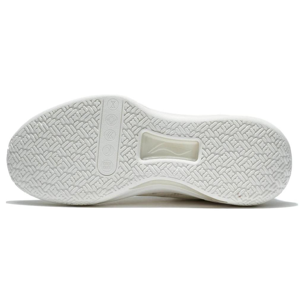 New LiNing Liren 2 Low Durable Breathable Low Top Basketball Shoes Men's Mist White ABAS039-5