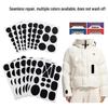 Self-Adhesive Black Fabric Repair Patch for Down Jackets, No-Sew, Seamless, Washable