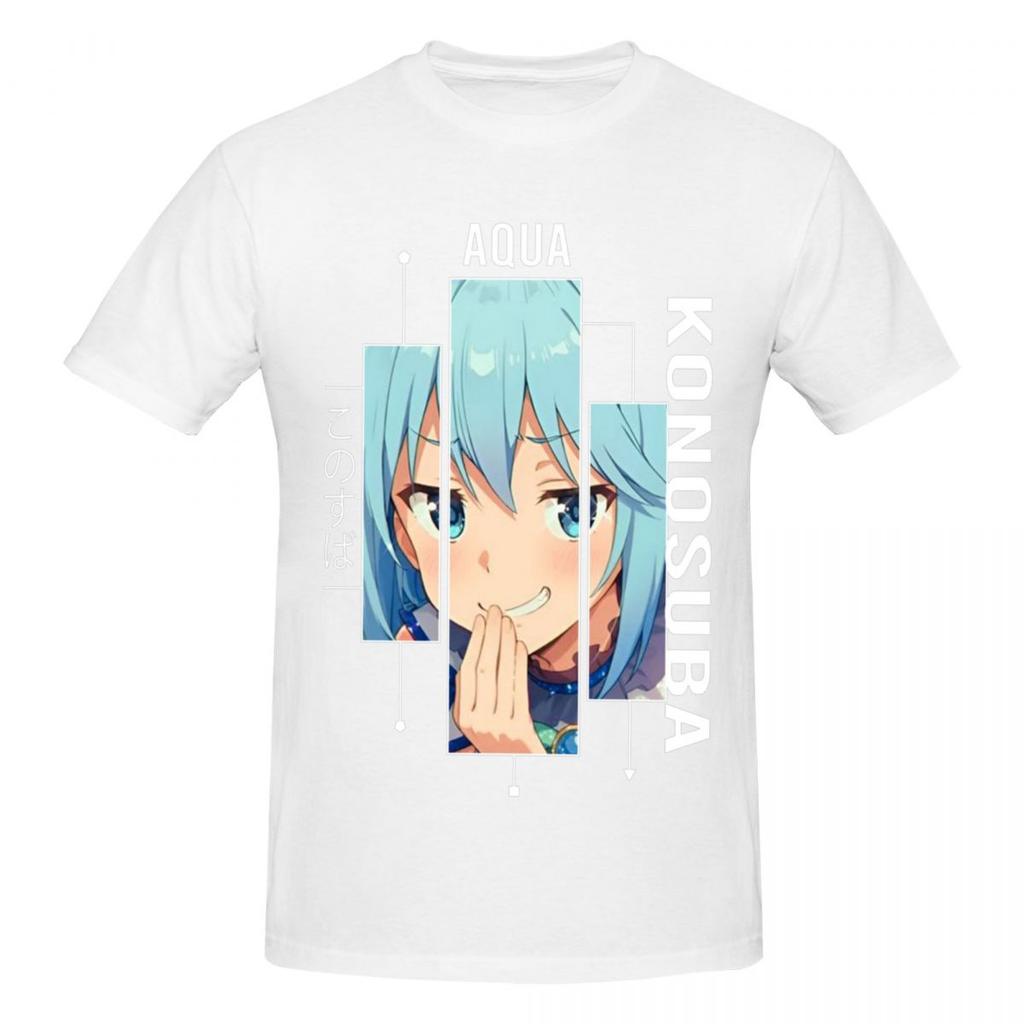 Vintage Konosuba Darkness Tarot Card Style Fun T Shirts Graphic Y2k Idea Cotton Tshirts For Unisex Wounisex Clothing