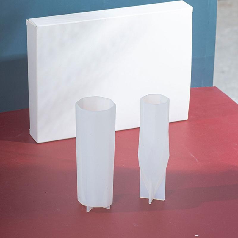 Large Crystal Tower Resin Mold 2 Sizes Crystal Point Silicone Molds for Resin Casting DIY Epoxy Mold for Resin Flowers