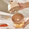 Durable Mini Garlic Mincer Rechargeable Food Processor Garlic Masher Machine  Restaurant
