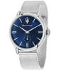 Epoca Stainless Steel Mesh Blue Dial Quartz R8853118017 100M Men's Watch