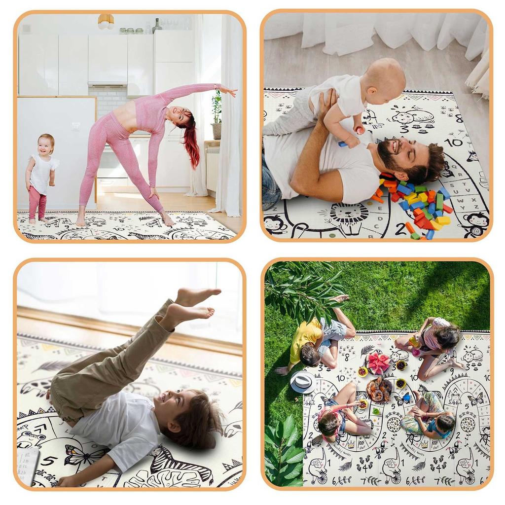 Nukido Folding Educational Foam Mat, 200 X 150 X