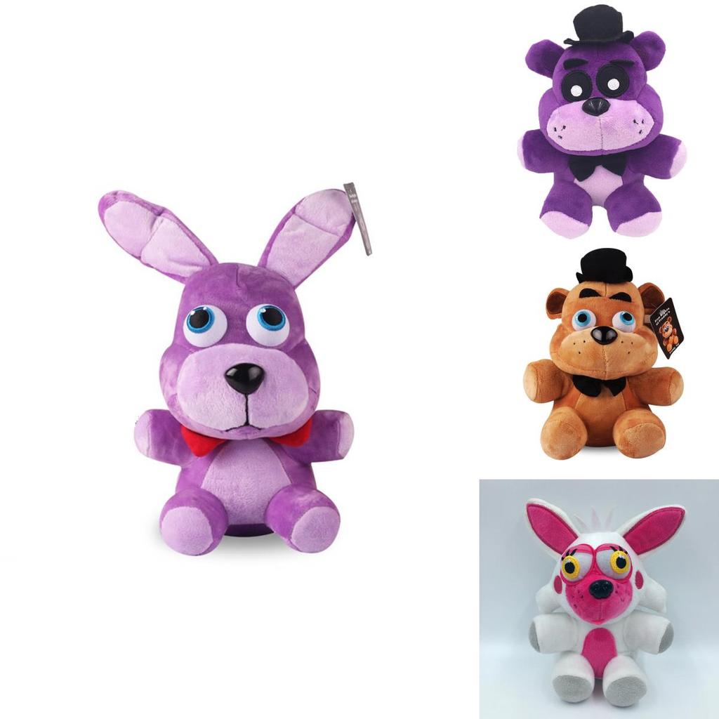 Fnaf Five Nights At Freddy's Freunde Plüschtier Weiches Geschenk 18/25cm Gelb Braun Lila Blau Rot Weiß