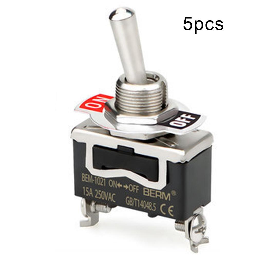 12V SPST For Toggle Switch with Silver Contacts 50000 Cycle Mechanical Life