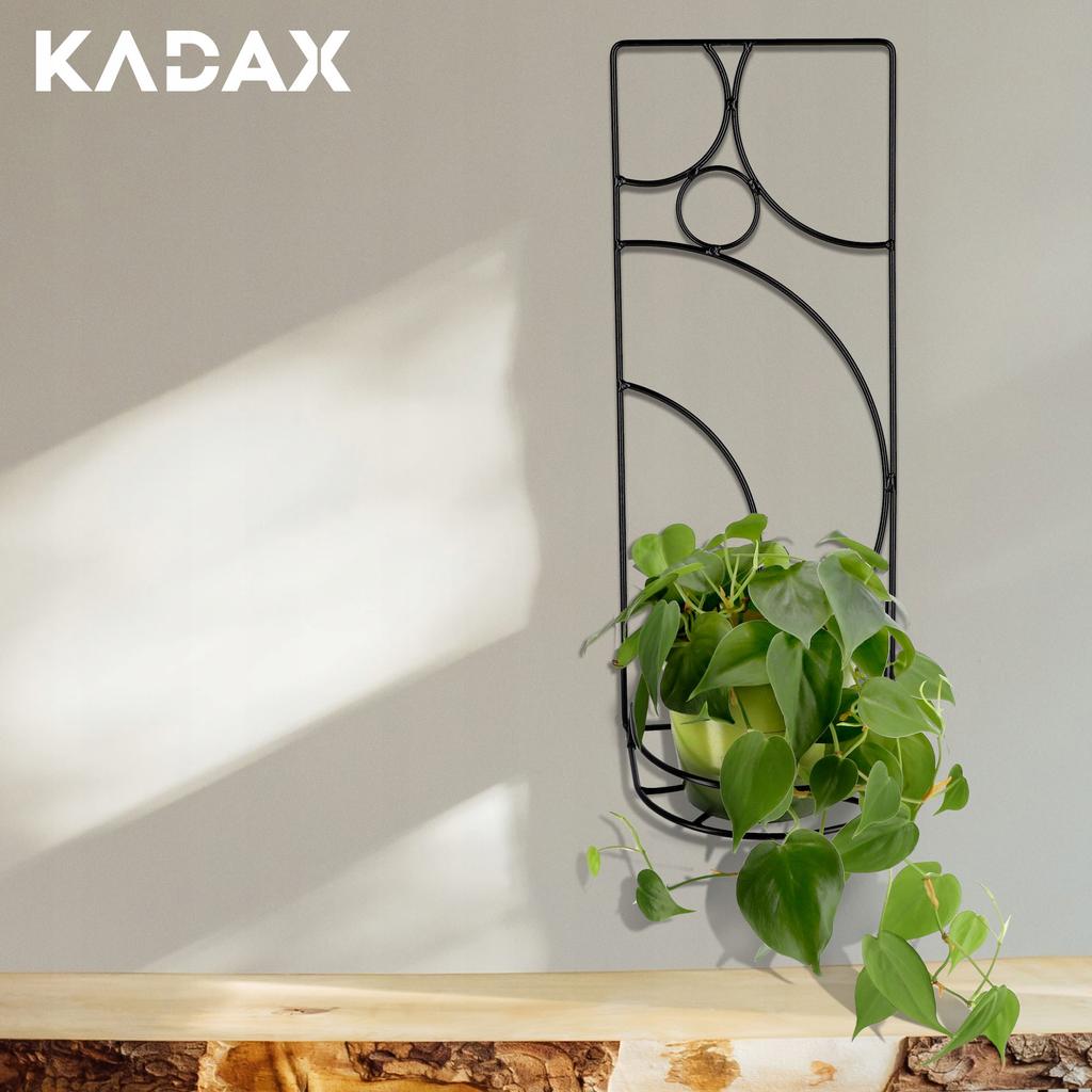 KADAX Metal Hanging Flower Pot Stand 50cm
