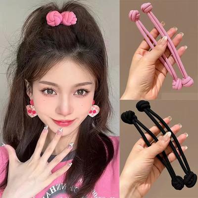 Semplice Elastico per Capelli per Donne Alta elasticità Nessun danno ai capelli Moda Ragazza Elastico Scrunchie Accessori per Capelli