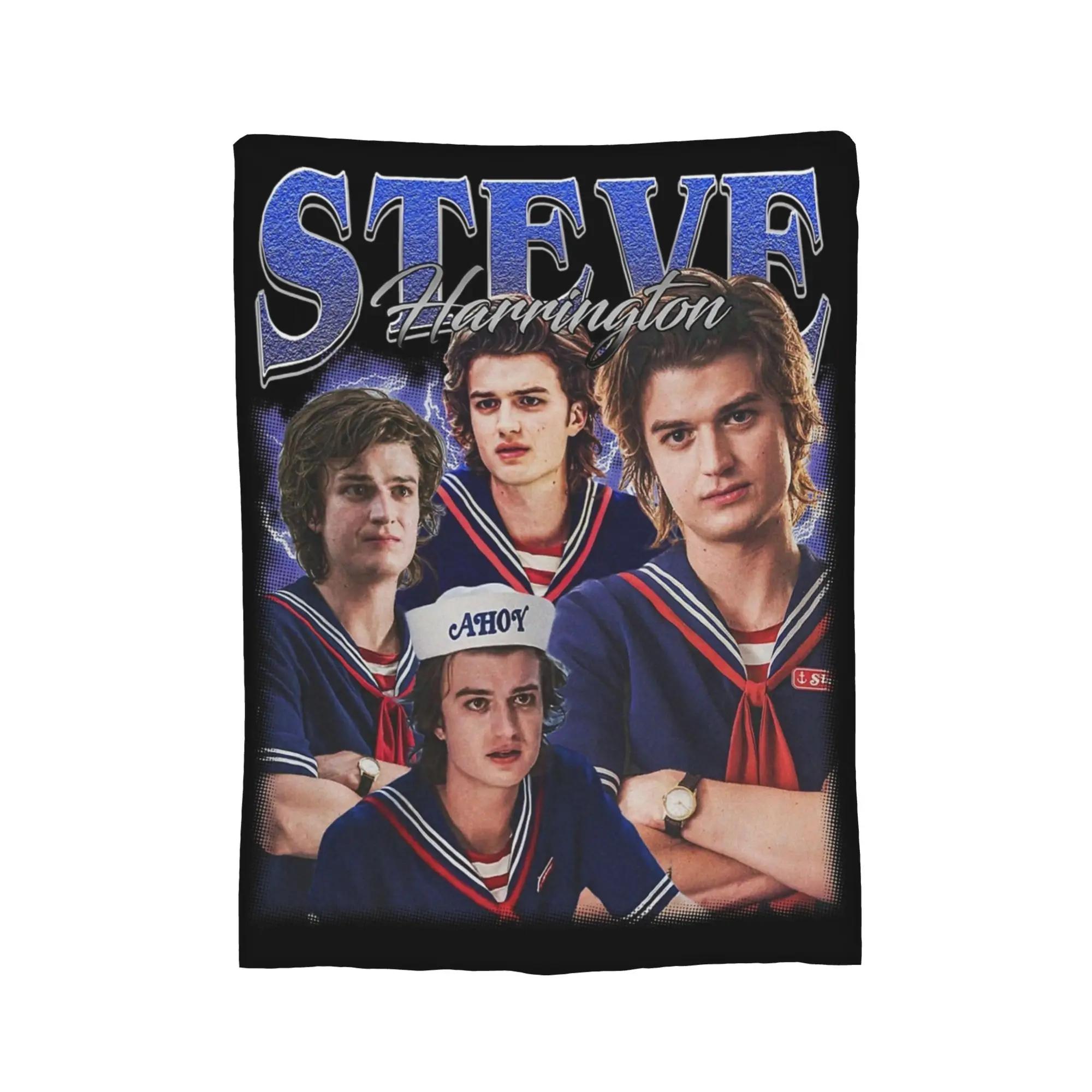 

Steve Harrington Fleece Blanket Multifunctional Warm Throw for Sofa Bedroom Bedspread AutumnWinter Use 100cmx150cm