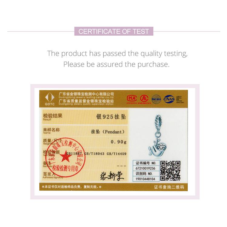 WOSTU 925 Sterling Silver Cute Cat Animal Charms Pendant for Original 3mm Bracelets & Necklaces