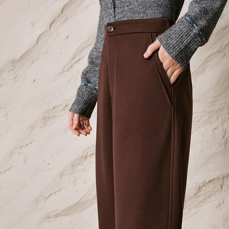 CHUYU Women's Thickened Knitted Harem Pants