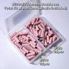 1/50Pcs 3.1Mm Nail Mini Sanding Ring Bands Nail Art 120/240 Grit Small Sand Circle Sharp Sand Carving Removal Manicure Tool