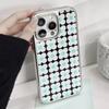Korean Ins White Flower Applicable To Apple iPhone16/17 Mobile Phone Case 15 Electroplating Epoxy 13 Hydrating 14 Fresh