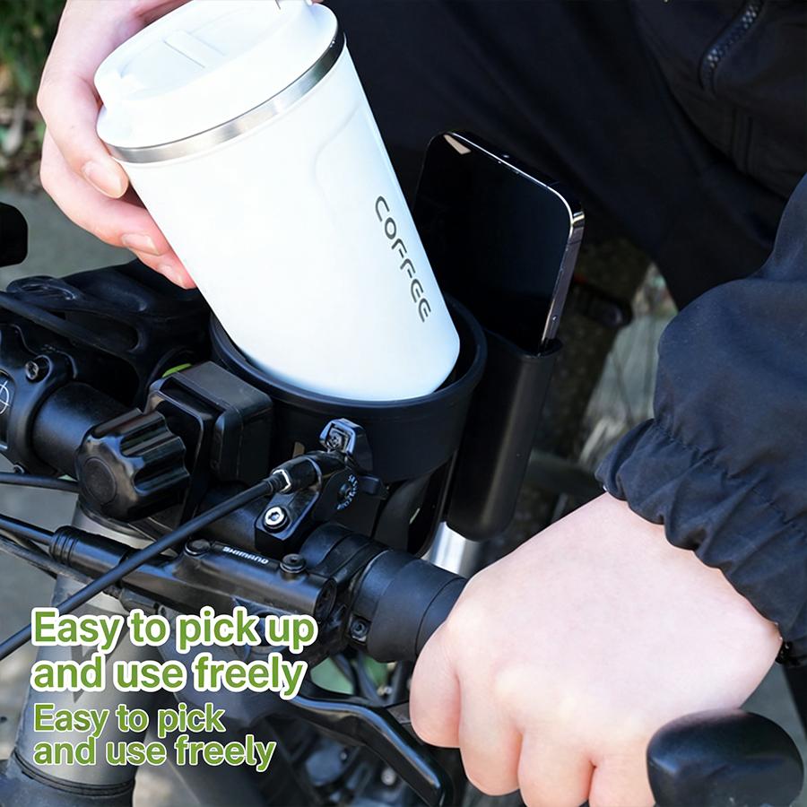 2-in-1 Water Cup Holder Electric Bike Motorcycle Bicycle Baby Stroller Universal Tea Cup Holder Bracket Cup Holders 5