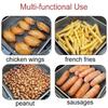 Multi Functional 304 Stainless Steel Air Fryer Accessories Stackable Rack Non-stick Airfryer Tray Grill Basket Kitchen Gadgets