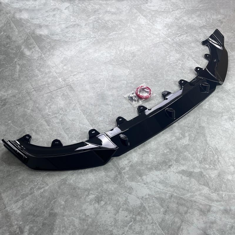 MP Style Gloss Black Front Bumper Lip Splitter For BMW X3 G01 X4 G02 IX3 G08 25d 30d M40i M40d M Sport 2022-2024 Facelift Tuning