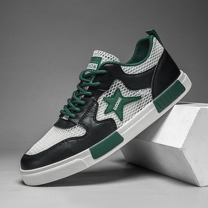 YRZL Mens Sneakers Outdoor Mesh Breathable Soft  Non Slip Walking Shoes Men Comfortable Casual Sport Shoes for Men