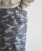 Iteoneolmomeonteu Camo Cut-Off Maxi Skirt_Charcoal