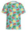 Tropical 3D Printed Pineapple T-Shirt Boys Summer Hawaiian Fruit Pattern T-Shirt Vacation Beach Short Sleeve