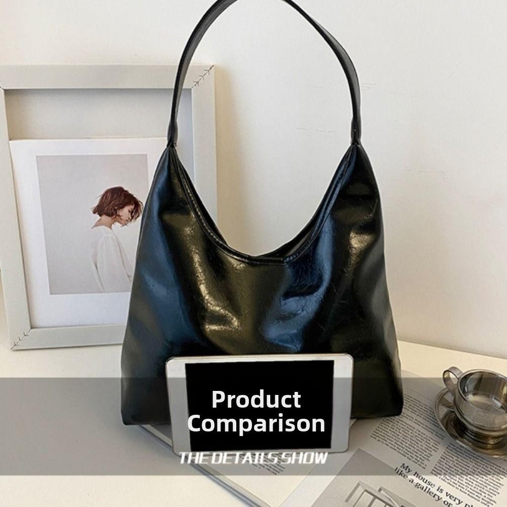 Wine Red Hobo Bag korean Style Tote Bag Casual Underarm Bag  Outdoor