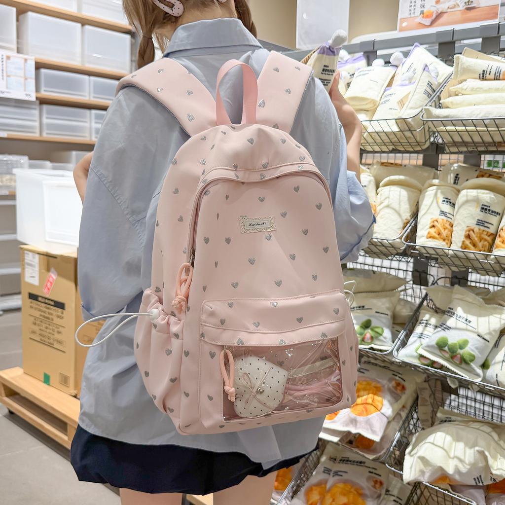Schoolbag Children's Schoolbag Junior High School Girls Primary School Students 1011 New High-value Backpack Cherry High School Student Backpack