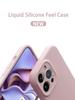 Original Silicone Feel Lens Protection Case For iPhone 17 14 12 11 13 15 16 Pro Max for Apple 16 15 14 Plus Air Shockproof Cover