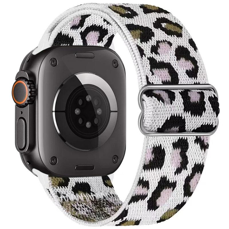 Elastic Nylon Loop Strap For Apple Watch Ultra 3/2/1 49mm 11 10 46mm 42mm Bracelet Wristband iWatch 9 8 7 6 5 4 SE 45/41/44/40mm