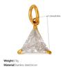 Colorful Diamond Geometric Pendant Light Luxury Niche Multi-Color Multi-Shape Zircon Jewelry Accessories
