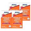 Now Foods Vitamin D3 3000 IU 90 Tablets 4 Pcs