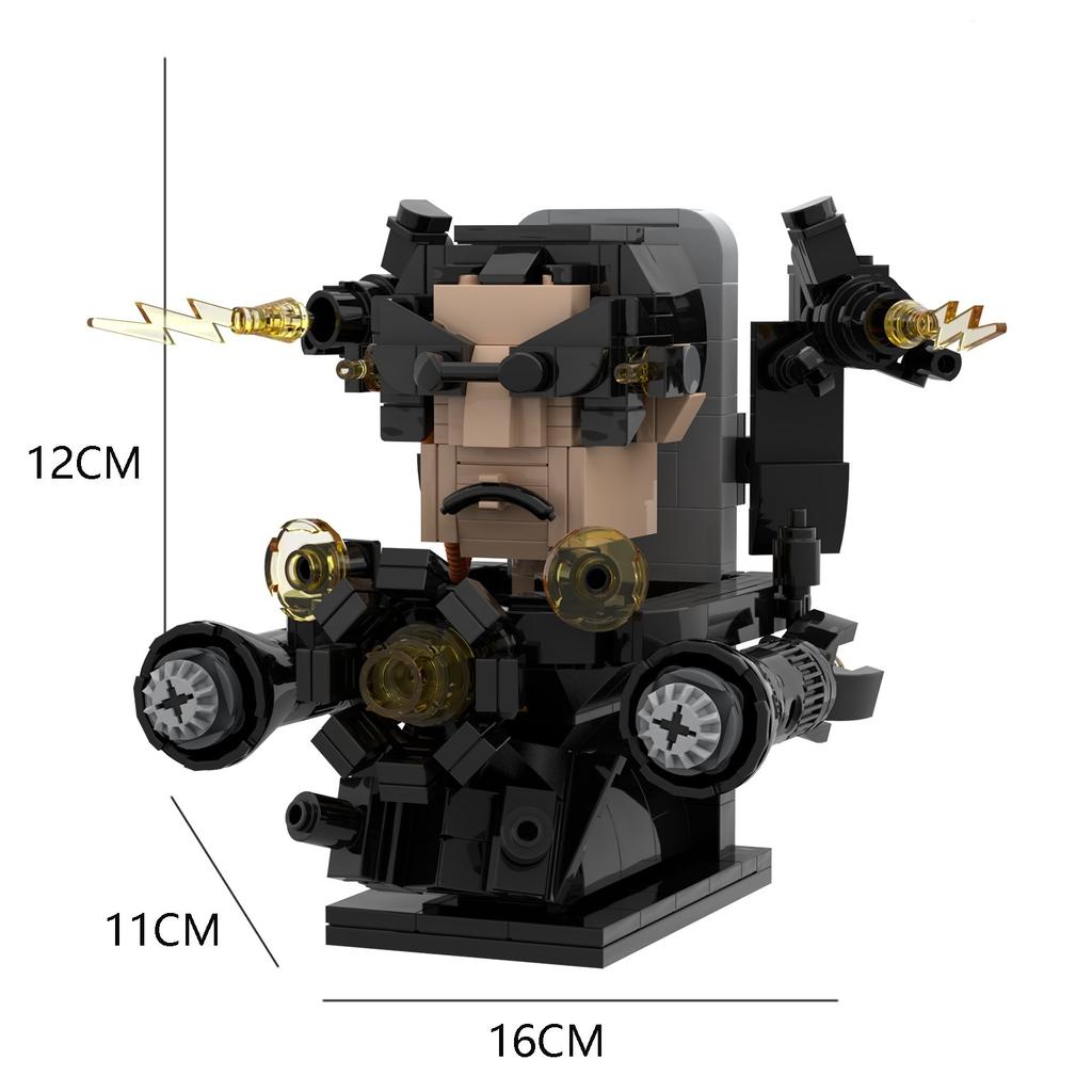 Guitar Audio Monitor King 4.0 Brick Titan New Series Skibidi Toilet ClockMan 5.0 Building Blocks Set Toys For Kids Birthday Gift