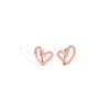 MAYBETOI 14k Mini Heart One-Touch Earrings (2 Types)